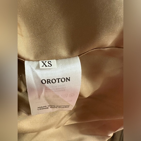 OROTON 2-COLOUR TRENCH COAT OVERSIZED - Picture 11 of 15